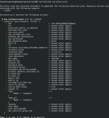 terraform plan